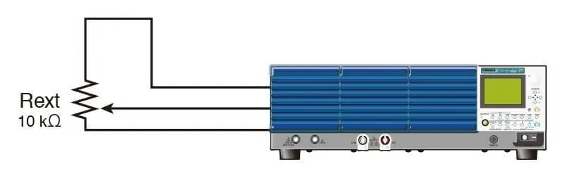 Externer Signaleingang (externe Widerstandssteuerung)