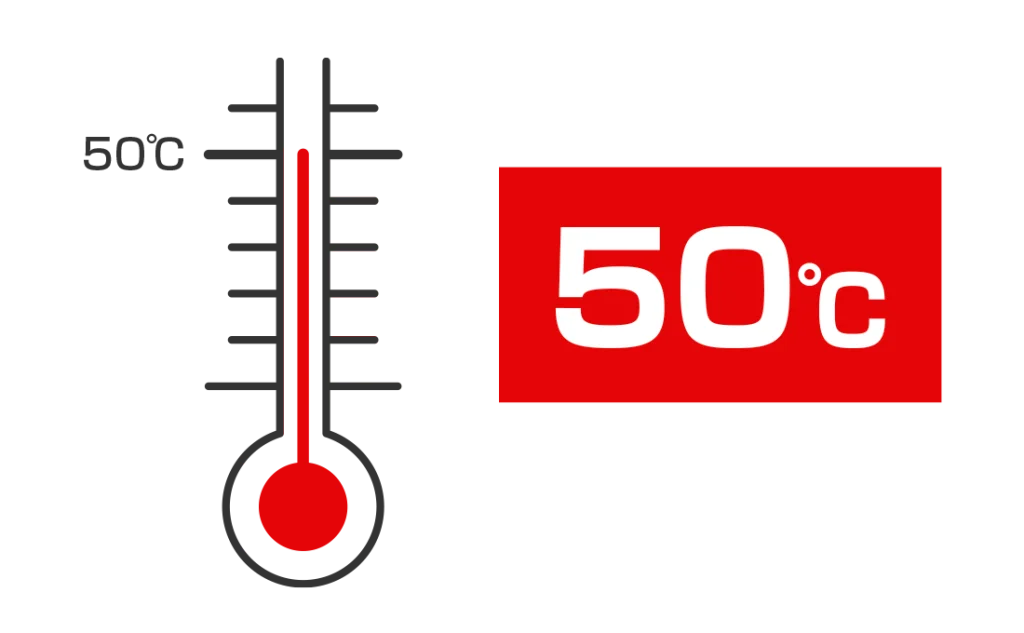 50 °C